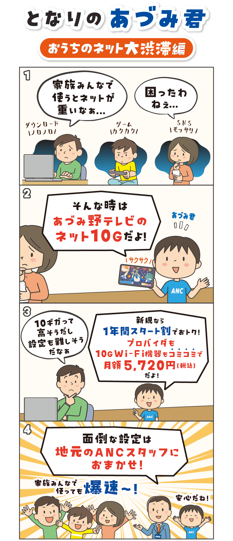 新規ご契約者限定！プロバイダ＋無線LAN内蔵D-ONU代コミコミ！（光スタート割適用で1年間税込5720円）